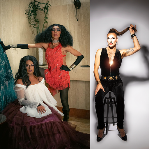 De bekende Amsterdamse Drag Snorella zal in gesprek gaan met het Drag Glam Trio. Snorella WC is het alter ego van Micha Schneijderberg. Een travestiet met een snor die entertaint, maar daarnaast pal staat voor homorechten. Ze is coach, wc-juffrouw, ‘dragtivist’ en organisator van feesten en een heel goede vriendin met allerlei kanten; deels een grappig wijf; deels heel activistisch. 